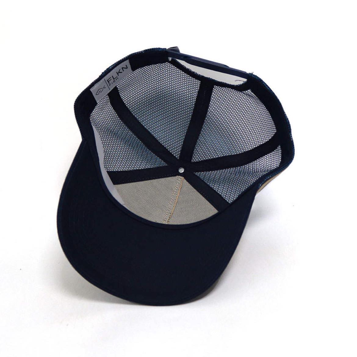 FLKN TRUCKERS CAP - NAVY/KHAKI