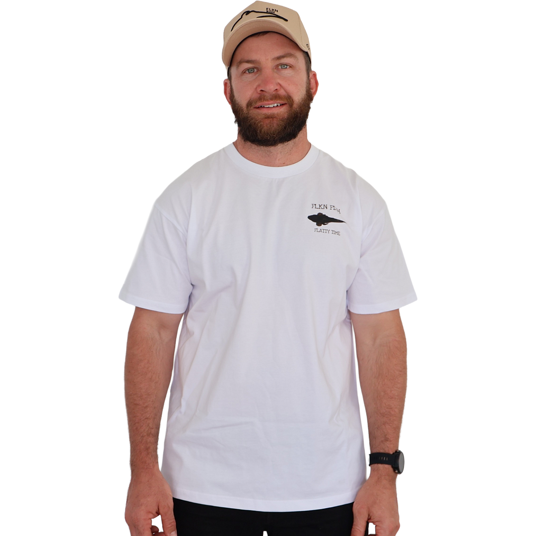 The Flatty Time Tee- White