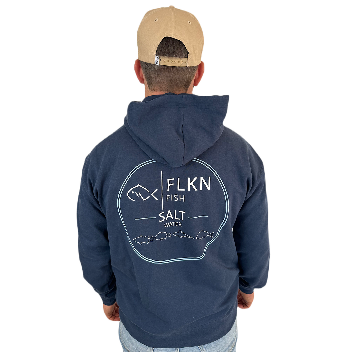 Salt Fish Hoodie- Navy