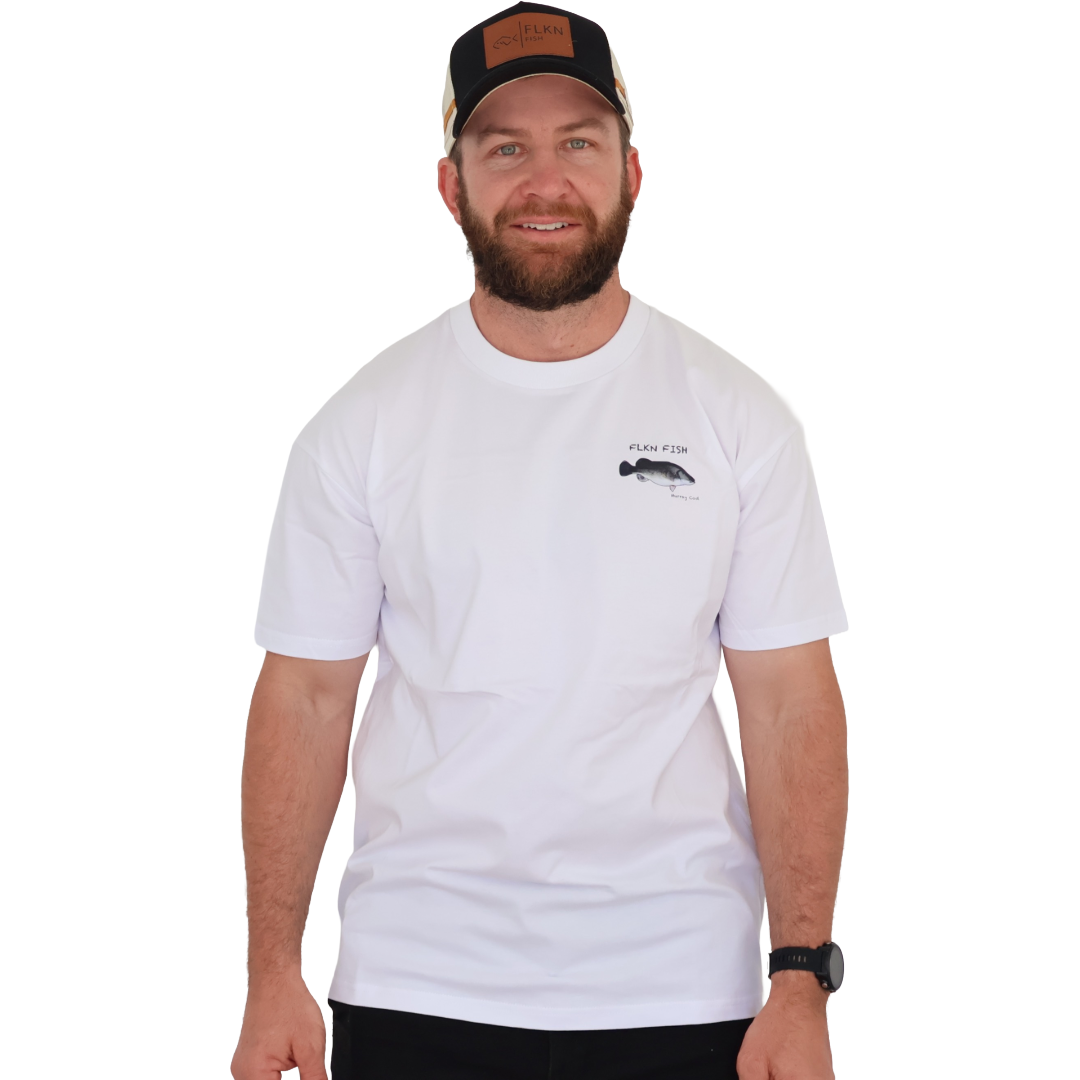 THE FLKN MURRAYS TEE- WHITE