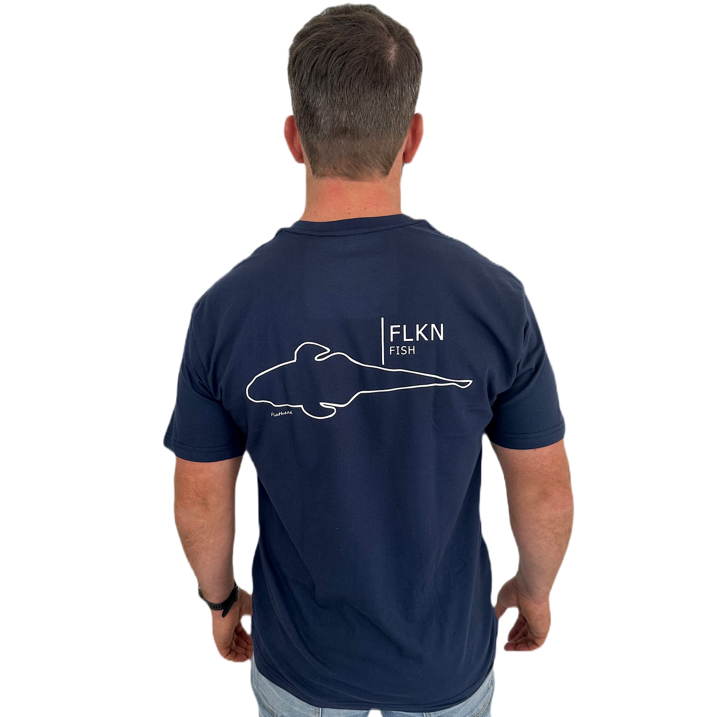 FLATHEAD T-SHIRT - NAVY