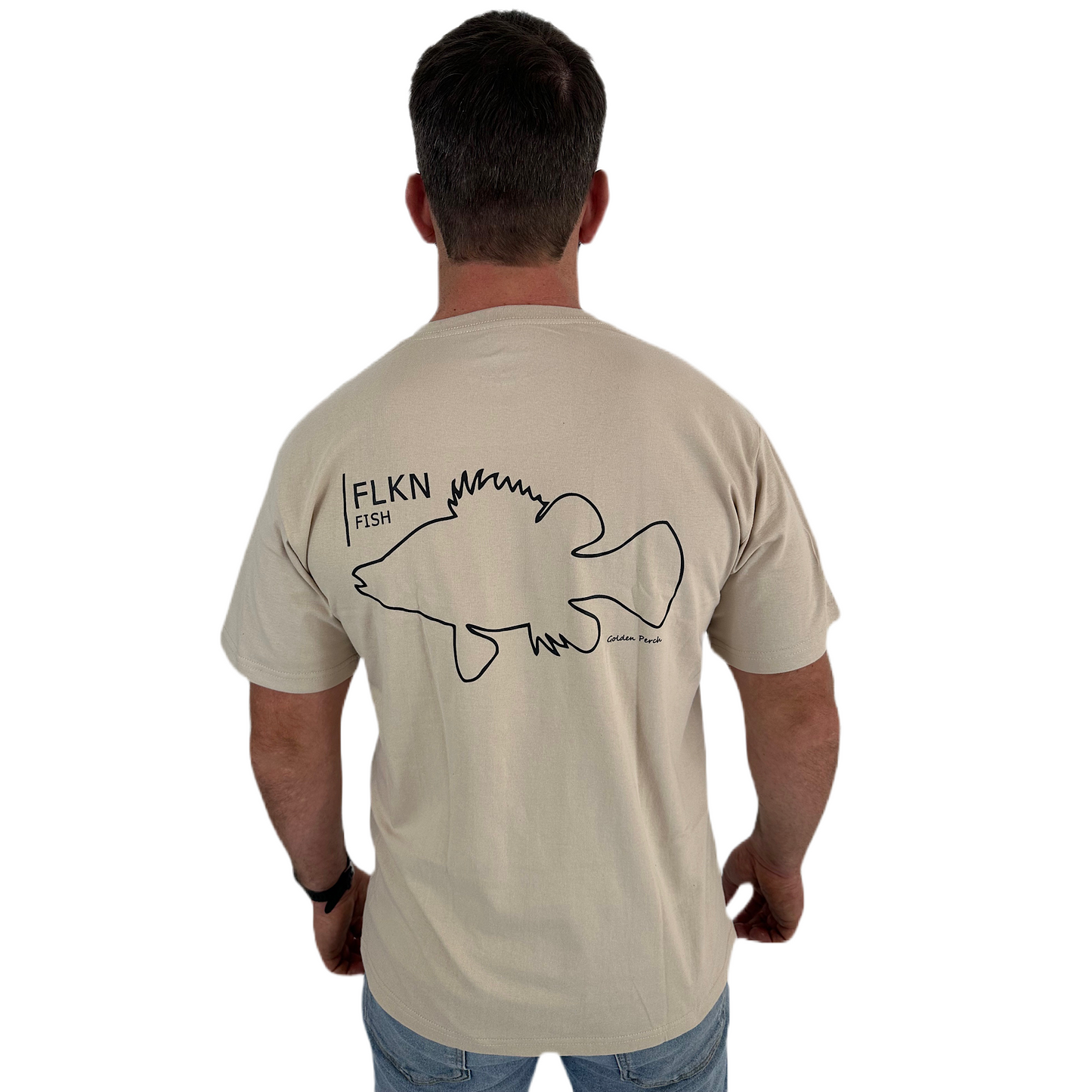 GOLDEN PERCH T-SHIRT - BEIGE