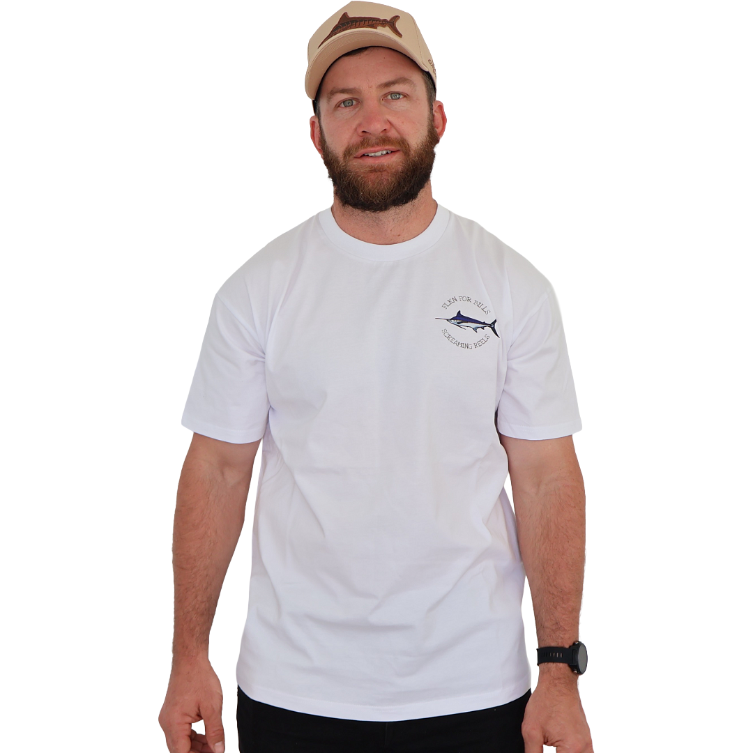 THE FLKN FOR BILLS TEE- WHITE