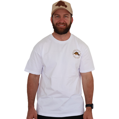 THE FLKN FOR GOLD TEE- WHITE