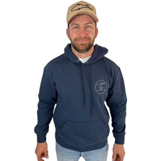 Salt Fish Hoodie- Navy