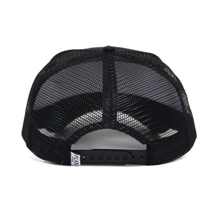 FLKN BLUE PATCH TRUCKERS CAP - BLACK