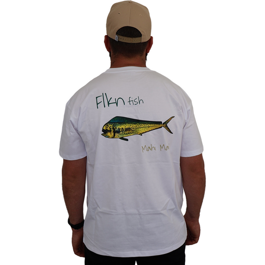 THE MAHI MAHI TEE- WHITE