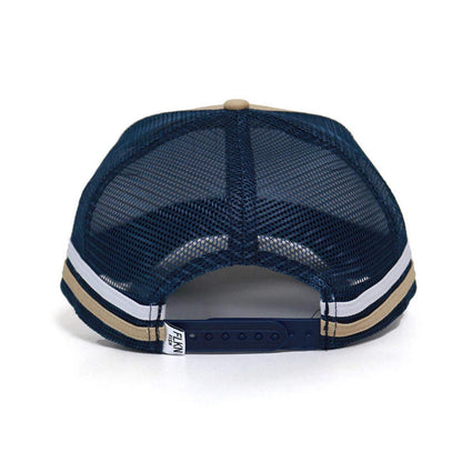FLKN TRUCKERS CAP - NAVY/KHAKI