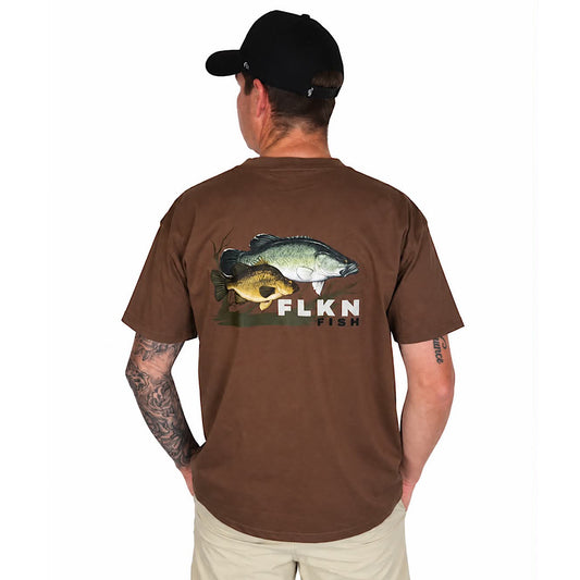 THE NATIVE DUO  TEE- BROWN
