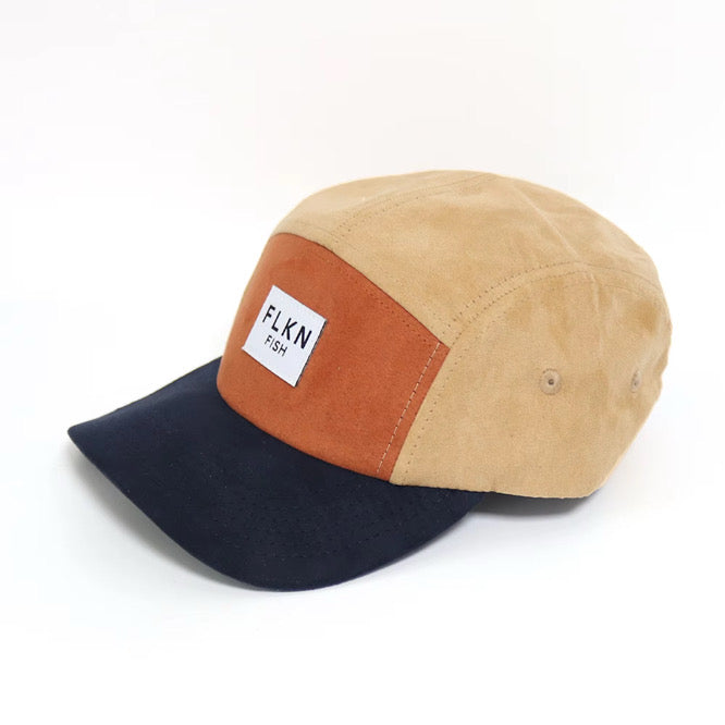 FLKN SANDSTONE 5-PANEL CAP-TAN / RUST / NAVY