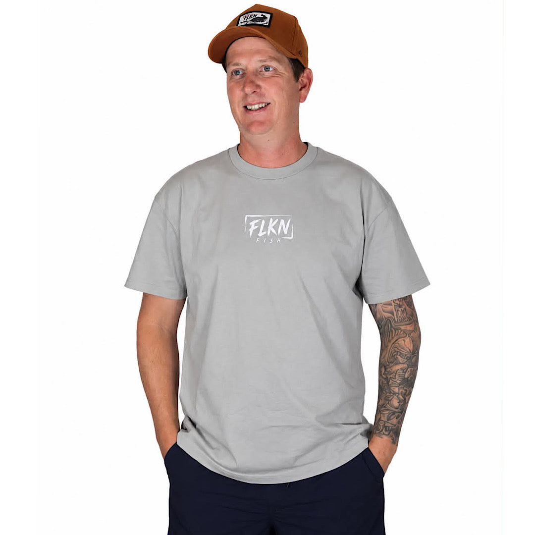 THE FLATTY STRIKE TEE- SILVER