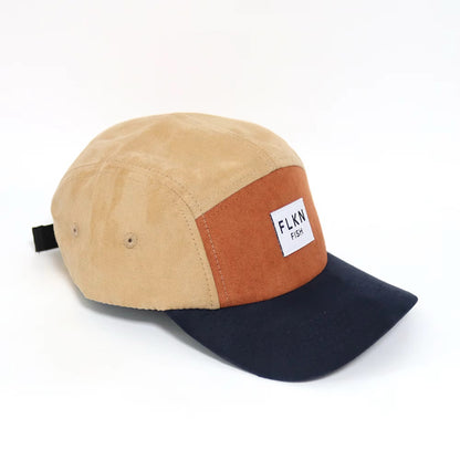 FLKN SANDSTONE 5-PANEL CAP-TAN / RUST / NAVY