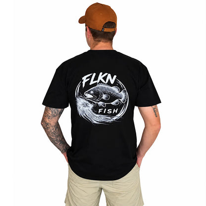 THE COD FLY TEE- BLACK
