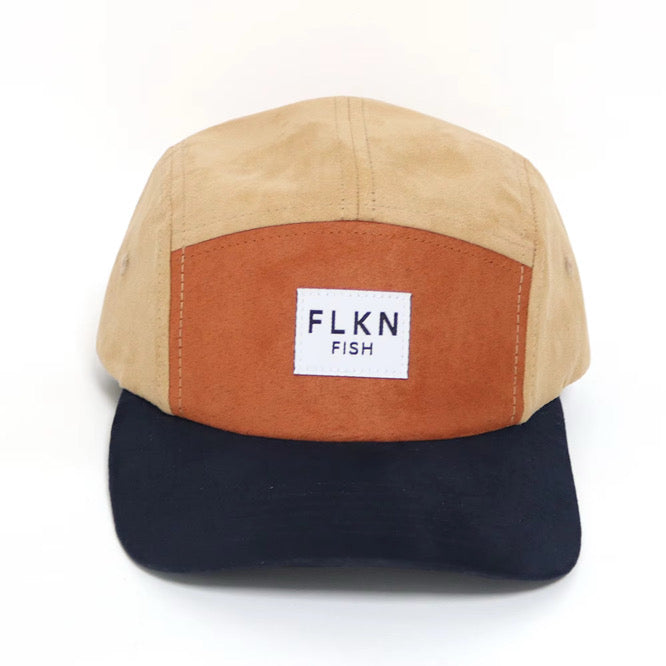 FLKN SANDSTONE 5-PANEL CAP-TAN / RUST / NAVY