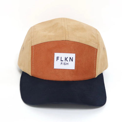 FLKN SANDSTONE 5-PANEL CAP-TAN / RUST / NAVY