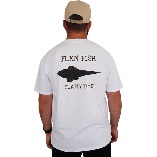 The Flatty Time Tee- White