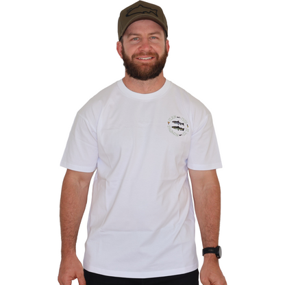 THE FLYS & NYMPS TEES- WHITE