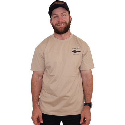 The Flatty Time Tee- Sand