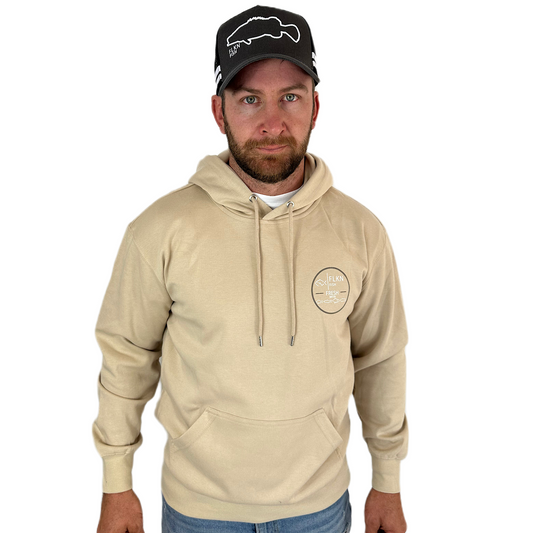 Fresh Fish Hoodie- Beige