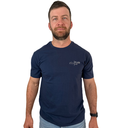 FLATHEAD T-SHIRT - NAVY