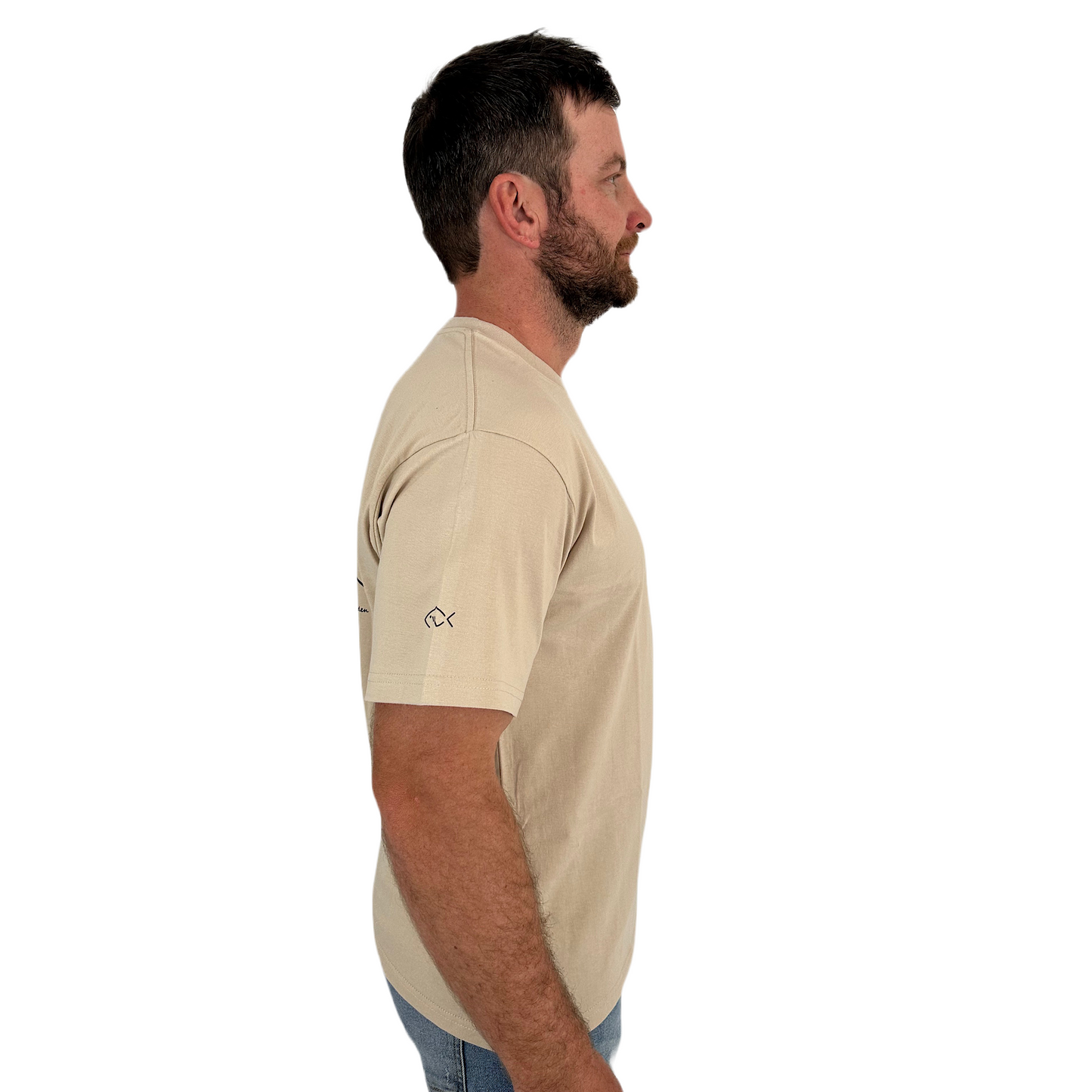 GOLDEN PERCH T-SHIRT - BEIGE