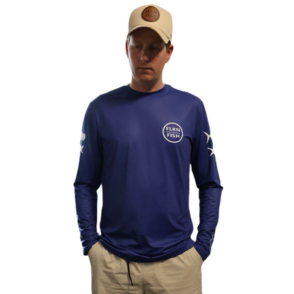 BOAT REGO FISHING JERSEY - NAVY