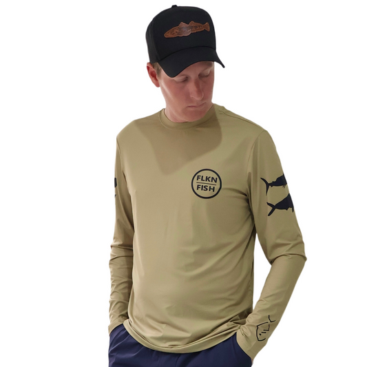 BOAT REGO FISHING JERSEY - KHAKI