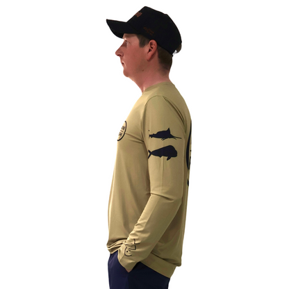 BOAT REGO FISHING JERSEY - KHAKI