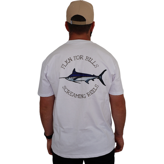 THE FLKN FOR BILLS TEE- WHITE