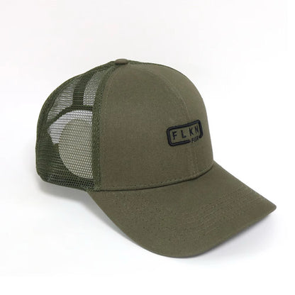 FLKN CLASSIC TRUCKERS CAP - ARMY GREEN