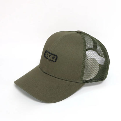 FLKN CLASSIC TRUCKERS CAP - ARMY GREEN