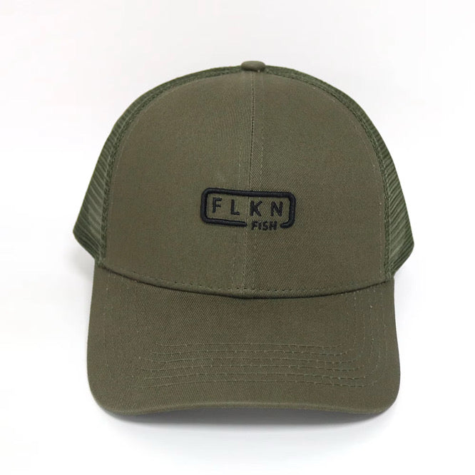 FLKN CLASSIC TRUCKERS CAP - ARMY GREEN