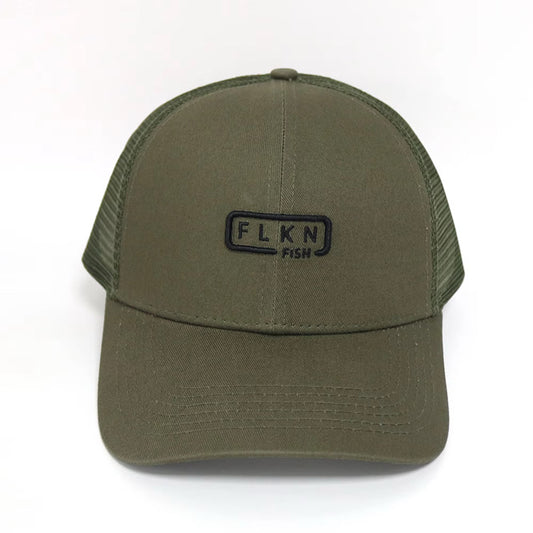 FLKN CLASSIC TRUCKERS CAP - ARMY GREEN